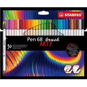 Stabilo Pen 68 Brush Assorted Colours - Felt Pen Stabilo Pen 68 Brush Assorted Colours - Felt Pen