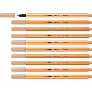 Stabilo Point 88 Fineliner - Beige, 0,4 mm - Pour Dessin & Écriture - Publicité Stabilo Point 88 Fineliner - Beige, 0,4 mm - Pour Dessin & Écriture - Publicité
