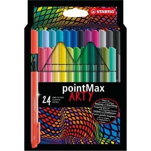 STABILO pointMax Fineliner - ARTY - 24er Pack - mit 24 verschiedenen Farben STABILO pointMax Fineliner - ARTY - 24er Pack - mit 24 verschiedenen Farben
