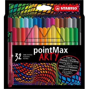 Feutres fineliner multicolores STABILO pointMax - 32 pièces Feutres fineliner multicolores STABILO pointMax - 32 pièces