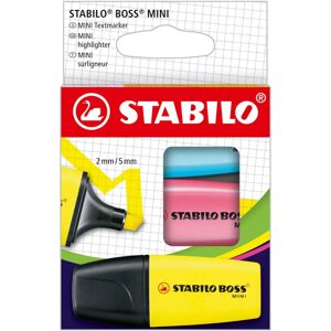 STABILO BOSS MINI Textmarker - 3 Leuchtfarben STABILO BOSS MINI Textmarker - 3 Leuchtfarben