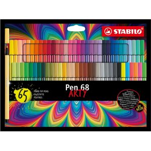 Stabilo Pen 68 ARTY Multicolour Felt Pen - Felt Tip Marker - 65 pcs Stabilo Pen 68 ARTY Multicolour Felt Pen - Felt Tip Marker - 65 pcs