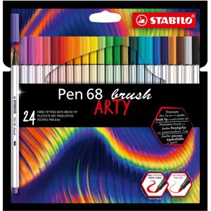 STABILO Pen 68 brush ARTY felt pen Assorted colours - Felt pen - Pen 68 - ARTY - 24 pcs STABILO Pen 68 brush ARTY felt pen Assorted colours - Felt pen - Pen 68 - ARTY - 24 pcs