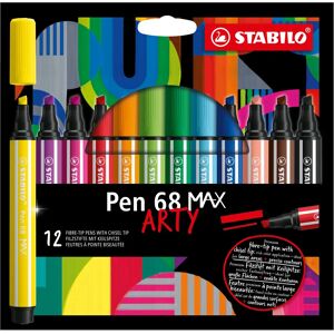 STABILO Pen 68 MAX Filzstifte - 12 bunte Farben STABILO Pen 68 MAX Filzstifte - 12 bunte Farben