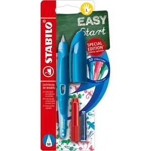 STABILO Ergonomic Fountain Pen - 3D Wildlife Blue - M STABILO Ergonomic Fountain Pen - 3D Wildlife Blue - M