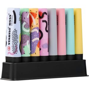 Ensemble de bureau STABILO BOSS ORIGINAL - 8 surligneurs pastel et standard - Publicité Ensemble de bureau STABILO BOSS ORIGINAL - 8 surligneurs pastel et standard - Publicité