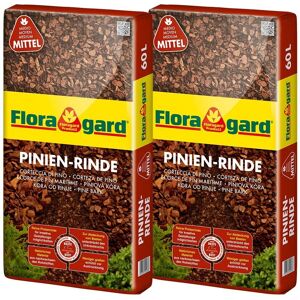 Floragard Pinienrinde - Natürlicher Mulch - 2x60L Floragard Pinienrinde - Natürlicher Mulch - 2x60L