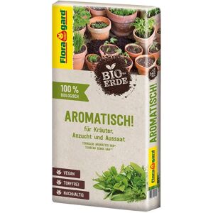 Floragard Bio Kräuter- & Aussaaterde Aromatisch - Torffrei, Vegan Floragard Bio Kräuter- & Aussaaterde Aromatisch - Torffrei, Vegan