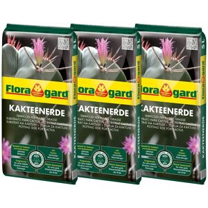 Floragard Kakteenerde - Pflanzenerde - 3x5L Floragard Kakteenerde - Pflanzenerde - 3x5L