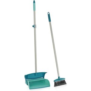 Leifheit 41405 Dustpan Set - Long Handle, Adjustable, Compact Leifheit 41405 Dustpan Set - Long Handle, Adjustable, Compact