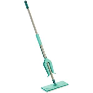 Leifheit Turquoise Microfibre Micro Duo Mop - Nettoyeur Petit Sol - Publicité Leifheit Turquoise Microfibre Micro Duo Mop - Nettoyeur Petit Sol - Publicité