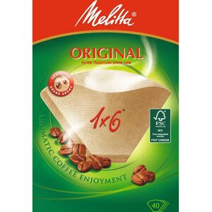 Melitta 1x6 Coffee Filter Paper Pack of 40 Melitta 1x6 Coffee Filter Paper Pack of 40