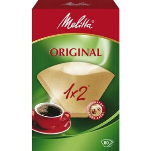 Melitta 17808.7 Coffee Filter - 80 pcs, Size 1x2, Brown Melitta 17808.7 Coffee Filter - 80 pcs, Size 1x2, Brown