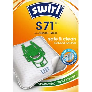 Swirl S71 MicroPor Plus Vacuum Bags - 10 Pack for Siemens & Bosch Swirl S71 MicroPor Plus Vacuum Bags - 10 Pack for Siemens & Bosch