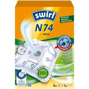 Swirl N74 MicroPor Plus Pölynimurin Kassit - Allergiaystävälliset & Kestäviä Swirl N74 MicroPor Plus Pölynimurin Kassit - Allergiaystävälliset & Kestäviä