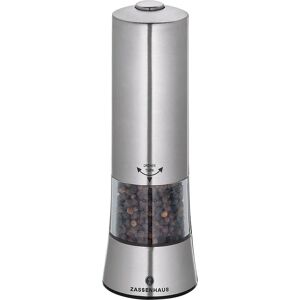 Zassenhaus Gera Pepper Grinder - Electric Stainless Steel Zassenhaus Gera Pepper Grinder - Electric Stainless Steel