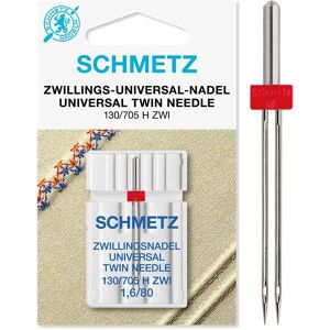 Schmetz - Aiguille universelle double 1.6/80 - NM80 - Aiguille - Publicité Schmetz - Aiguille universelle double 1.6/80 - NM80 - Aiguille - Publicité