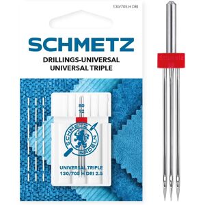 Schmetz Universal Triple Sewing Needles - 2.5/80 - 5 pcs Schmetz Universal Triple Sewing Needles - 2.5/80 - 5 pcs