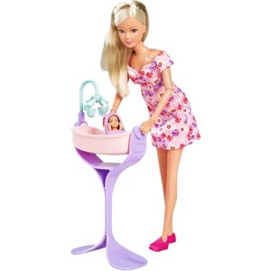 Simba Baby Doll mit Zubehör - Wachsende Bauch - Ab 3 Jahre Simba Baby Doll mit Zubehör - Wachsende Bauch - Ab 3 Jahre
