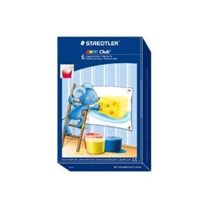 Staedtler - Tintas de Dedo Noris Junior - 75ml, 6 pcs - Lavável Staedtler - Tintas de Dedo Noris Junior - 75ml, 6 pcs - Lavável