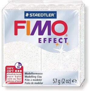 Fimo Effet Paillettes Blanc - Pâte à modeler - Publicité Fimo Effet Paillettes Blanc - Pâte à modeler - Publicité