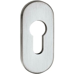 EDI Rosette de serrure de porte profilée - Modèle 0811/6 - Argent - Publicité EDI Rosette de serrure de porte profilée - Modèle 0811/6 - Argent - Publicité