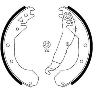 Sada brzdových destiček ATE Model 030137-0167.2 pro Opel - Brzdový systém Lucas / TRW Sada brzdových destiček ATE Model 030137-0167.2 pro Opel - Brzdový systém Lucas / TRW