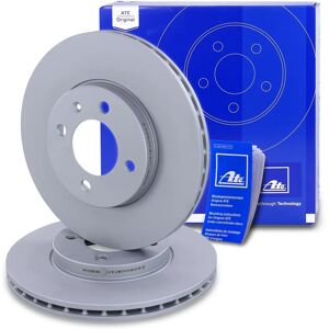 Disco de freno ventilado ATE - Aleado, Recubierto, 256mm Ø Disco de freno ventilado ATE - Aleado, Recubierto, 256mm Ø
