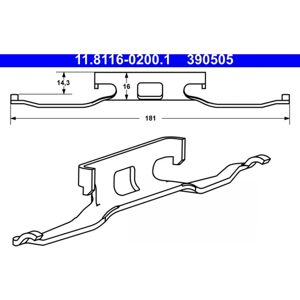 Ate Modell 11811602001 Frontbremsbeläge - Bremssystem Teile Ate Modell 11811602001 Frontbremsbeläge - Bremssystem Teile