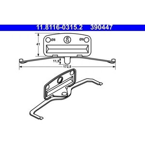 BMW 34112283363 - Étrier et Plaquettes - Avant - Publicité BMW 34112283363 - Étrier et Plaquettes - Avant - Publicité