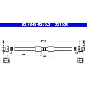 Jarruletku ATE 83.7849-0235.3 - Jarruletku Jarruletku ATE 83.7849-0235.3 - Jarruletku