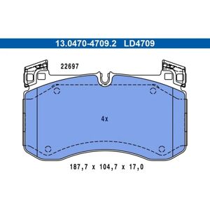 Pastiglie freno in ceramica ATE - Mercedes GLE GLS - 13.0470-4709.2 Pastiglie freno in ceramica ATE - Mercedes GLE GLS - 13.0470-4709.2