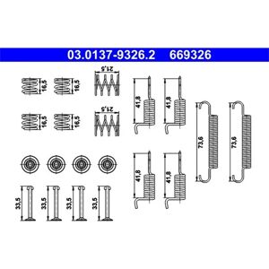 ATE 03013793262 Hátsó fékbetét készlet Hyundai Kia ATE 03013793262 Hátsó fékbetét készlet Hyundai Kia
