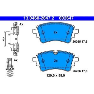 Ate Modello 13046026472 - Set Pastiglie Freno per Audi A4 A5 A6 A7 Ate Modello 13046026472 - Set Pastiglie Freno per Audi A4 A5 A6 A7