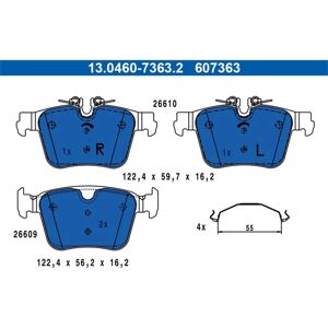 Ate Malli 13.0460-7363.2 Jarrupalat - Volvo XC40, XC60, XC90, S60, S90, V60, V90 Ate Malli 13.0460-7363.2 Jarrupalat - Volvo XC40, XC60, XC90, S60, S90, V60, V90