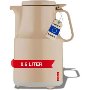 Helios Thermoboy Vacuümgeïsoleerde Thermoskan - Beige - 0,6L Helios Thermoboy Vacuümgeïsoleerde Thermoskan - Beige - 0,6L