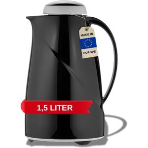 Helios Black Wave Vacuum Insulated 1.5L Carafe - Thermal Helios Black Wave Vacuum Insulated 1.5L Carafe - Thermal