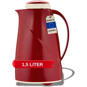 Helios Wave Thermo Carafe - Red - 1500ml - Dishwasher Safe Helios Wave Thermo Carafe - Red - 1500ml - Dishwasher Safe