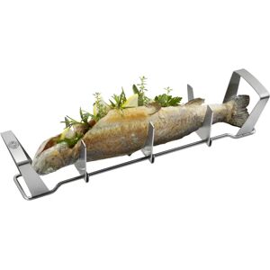 GEFU 89331 Stainless Steel Fish Rack - BBQ Accessory GEFU 89331 Stainless Steel Fish Rack - BBQ Accessory