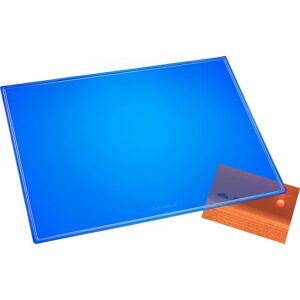 Laufer Durella Blue Translucent Desk Pad Laufer Durella Blue Translucent Desk Pad