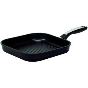 KRÜGER Delta Grillpfanne - 28x28cm, Schwarz, Antihaft, Induktion KRÜGER Delta Grillpfanne - 28x28cm, Schwarz, Antihaft, Induktion