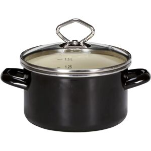 Krüger Triest Poêle et Casserole en Aluminium Résistants - Noir - Fleischtopf - Publicité Krüger Triest Poêle et Casserole en Aluminium Résistants - Noir - Fleischtopf - Publicité