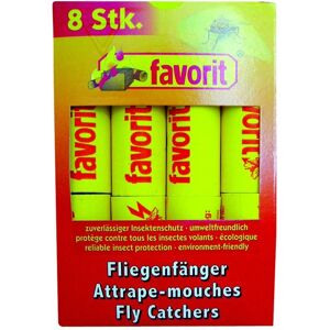 FAVORIT Piège à Mouches - Pack de 8 Bandes Adhésives - Publicité FAVORIT Piège à Mouches - Pack de 8 Bandes Adhésives - Publicité