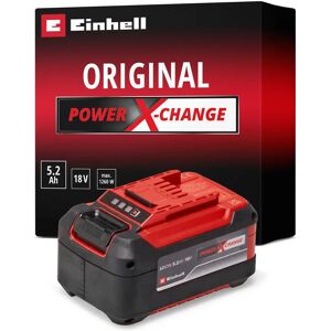 Einhell 5.2 Ah Power X-Change Plus Tool Rechargeable Battery - Li-ion - 18V Einhell 5.2 Ah Power X-Change Plus Tool Rechargeable Battery - Li-ion - 18V