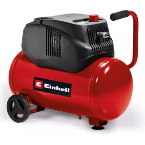Compresor de aire Einhell 24L 8 bar - Sin aceite - Ruedas de transporte - 10 años de garantía contra óxido Compresor de aire Einhell 24L 8 bar - Sin aceite - Ruedas de transporte - 10 años de garantía contra óxido