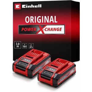 Einhell 18V 3.0Ah PXC Plus Double Pack Batterie - Publicité Einhell 18V 3.0Ah PXC Plus Double Pack Batterie - Publicité