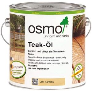 Osmo - Teak-Oil 007 - 2,5 L - Transparent - Extérieur - Huile pour bois - Publicité Osmo - Teak-Oil 007 - 2,5 L - Transparent - Extérieur - Huile pour bois - Publicité