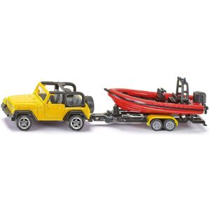 Siku Jeep Wrangler with Boat (1658) Siku Jeep Wrangler with Boat (1658)