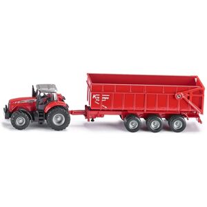 Siku Massey Ferguson Tractor with Trailer - Farm Toy Model Siku Massey Ferguson Tractor with Trailer - Farm Toy Model