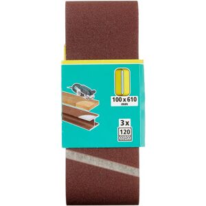 Wolfcraft Grain 120 Belts - Sandpaper Belts for Wood & Metal Wolfcraft Grain 120 Belts - Sandpaper Belts for Wood & Metal